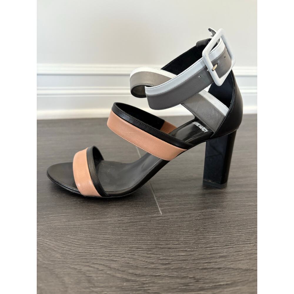 Pierre Hardy Black Leather Heels Size 38 - Picture 3 of 9